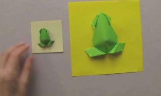 小青蛙怎么用纸叠 手工青蛙怎么折